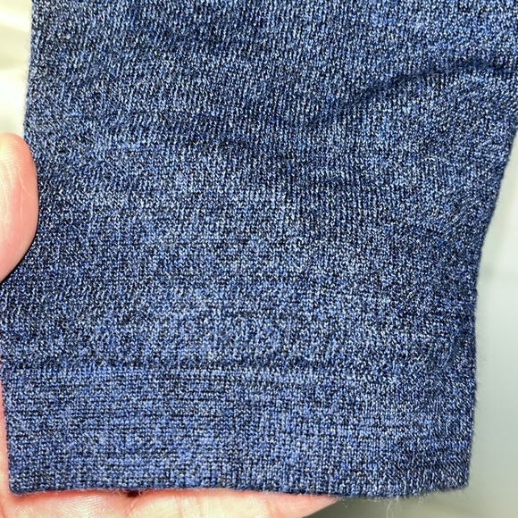 Patrick Assaraf Navy Blue 1/4 Zip Sweater. Size is Medium. Excellent used cond - Picture 10 of 13